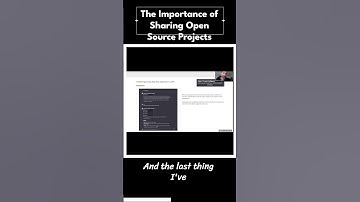 The Importance of Sharing Open Source Projects