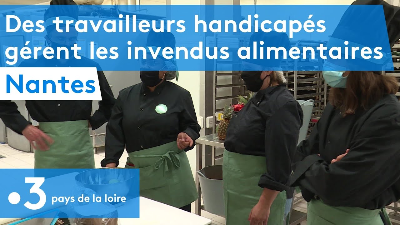 Nantes : une brigade de travailleurs en situation de handicap s'occupe des invendus alimentaires