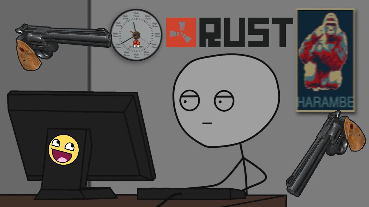 Update Rust Gun what it feels to have new gun update in Rust - YouTube