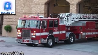[LAFD] Light Force 27 + Rescue 27 + Engine 27 Los Angeles Fire Department
