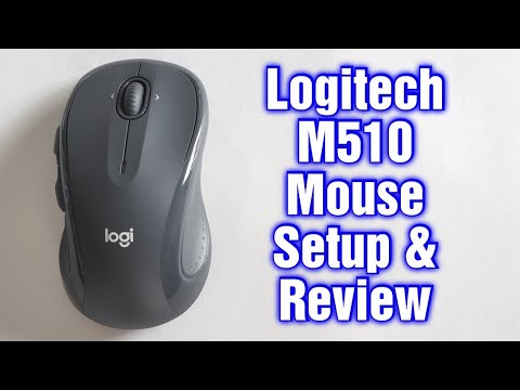 Logitech M510 Comfort Plus Mouse Setup & Review