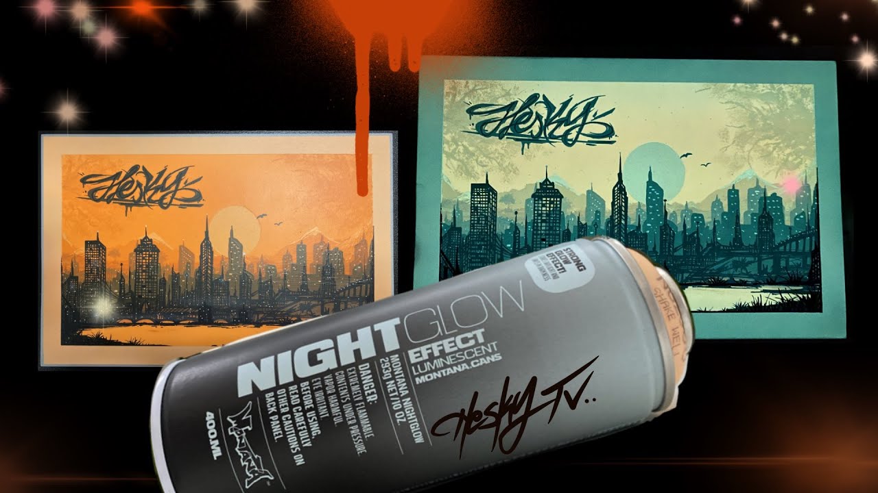 Montana NIGHTGLOW EFFECT Spray Paint 400ml Night Glow