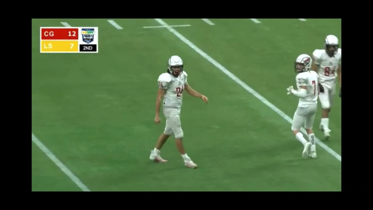 Logan Mellish #24 and Aidan Nemeth #7 Carson Graham Highlight reel Subway Bowl semi final nov 27/21