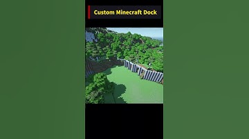 CUSTOM DOCK/HARBOR PART 2 | #minecraft #shorts #shortsvideo #shortvideo #shortsfeed #survival