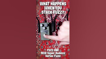 Stacking Fuzz Pedals = MASSIVE TONE! (MXR + Big Muff) 🎸🔥