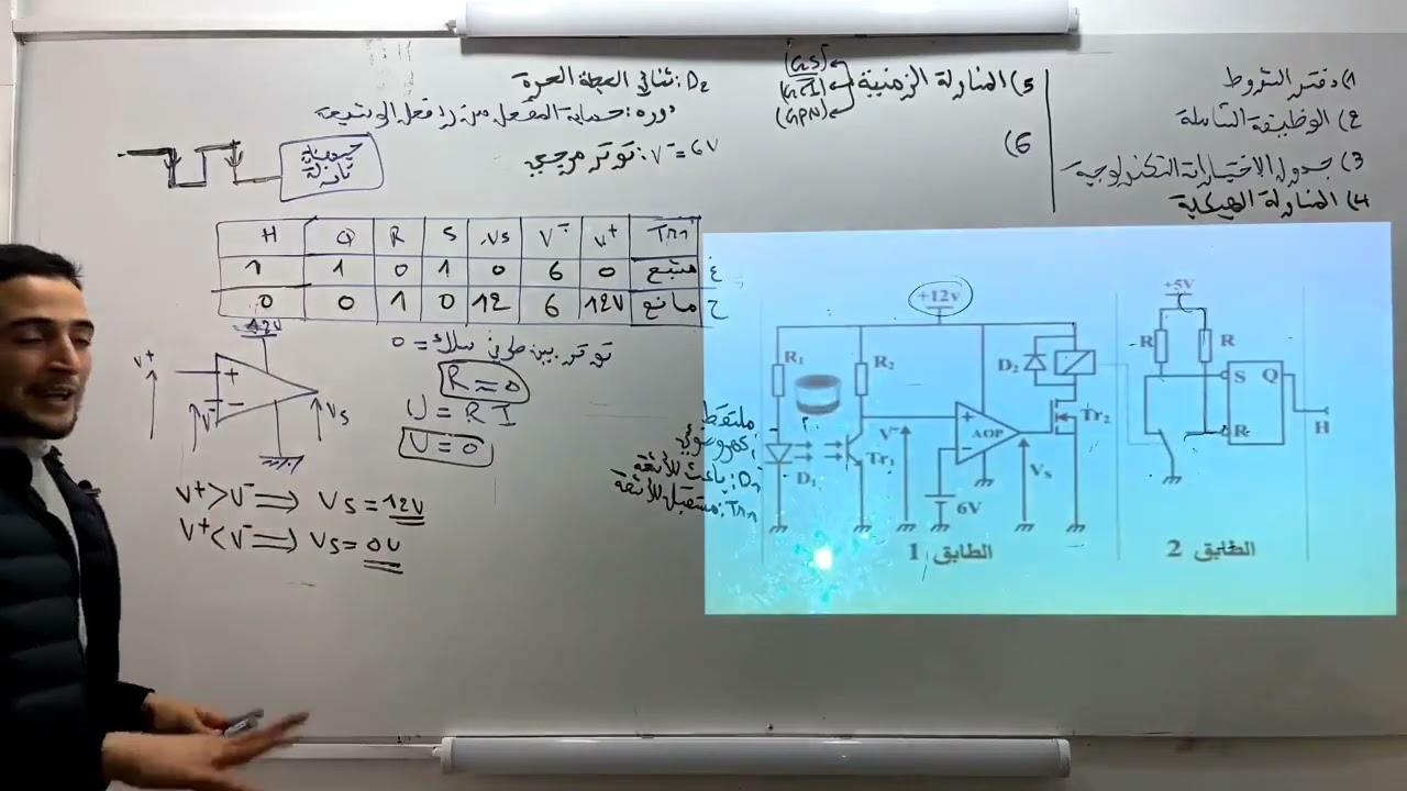 أسئلة محتملة في دارة الكشف والعد تابع تستفيد الكثير