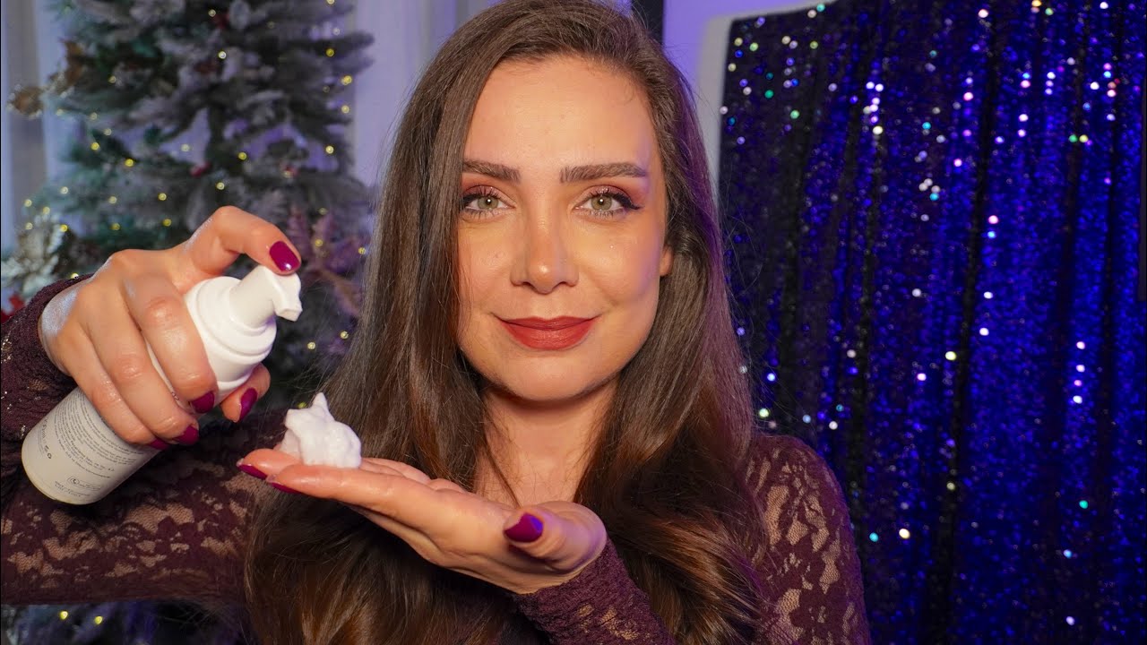 ASMR | Yılbaşı Öncesi Rahatlatıcı Cilt Bakımı ✨| Türkçe ASMR