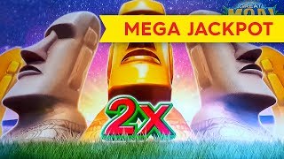 MEGA JACKPOT HANDPAY! Great Moai Slot - $30 BET - UNBELIEVABLE! screenshot 4