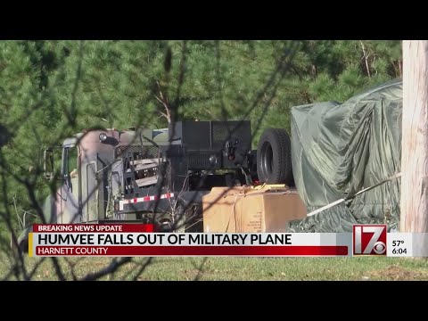 Military plane accidentally