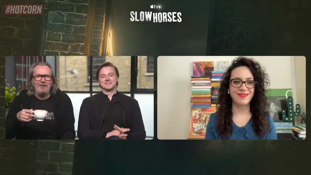SLOW HORSES | Gary Oldman & Jack Lowden interview / intervista | HOT CORN