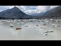 Glacier Explorers on the Tasman Lake in Aoraki/Mount Cook