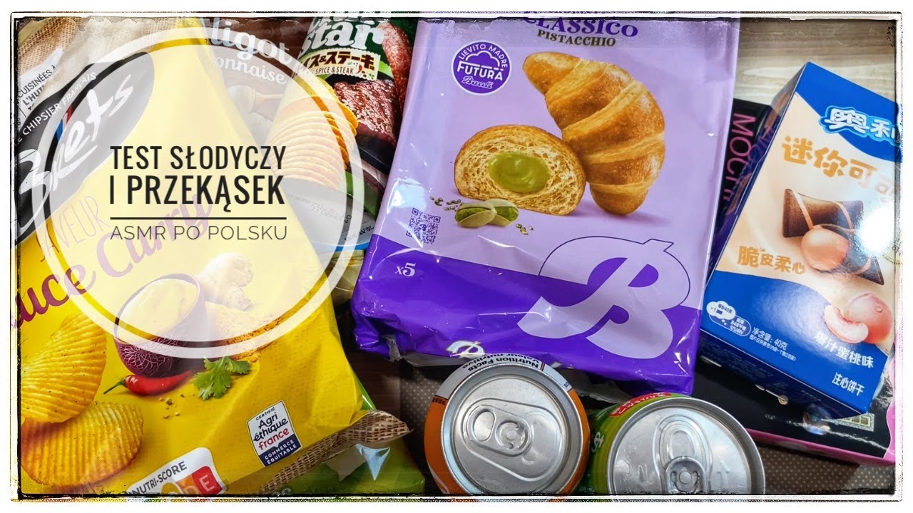 ASMR | Testuję zagraniczne przekąski 😋🥐🍪🍫