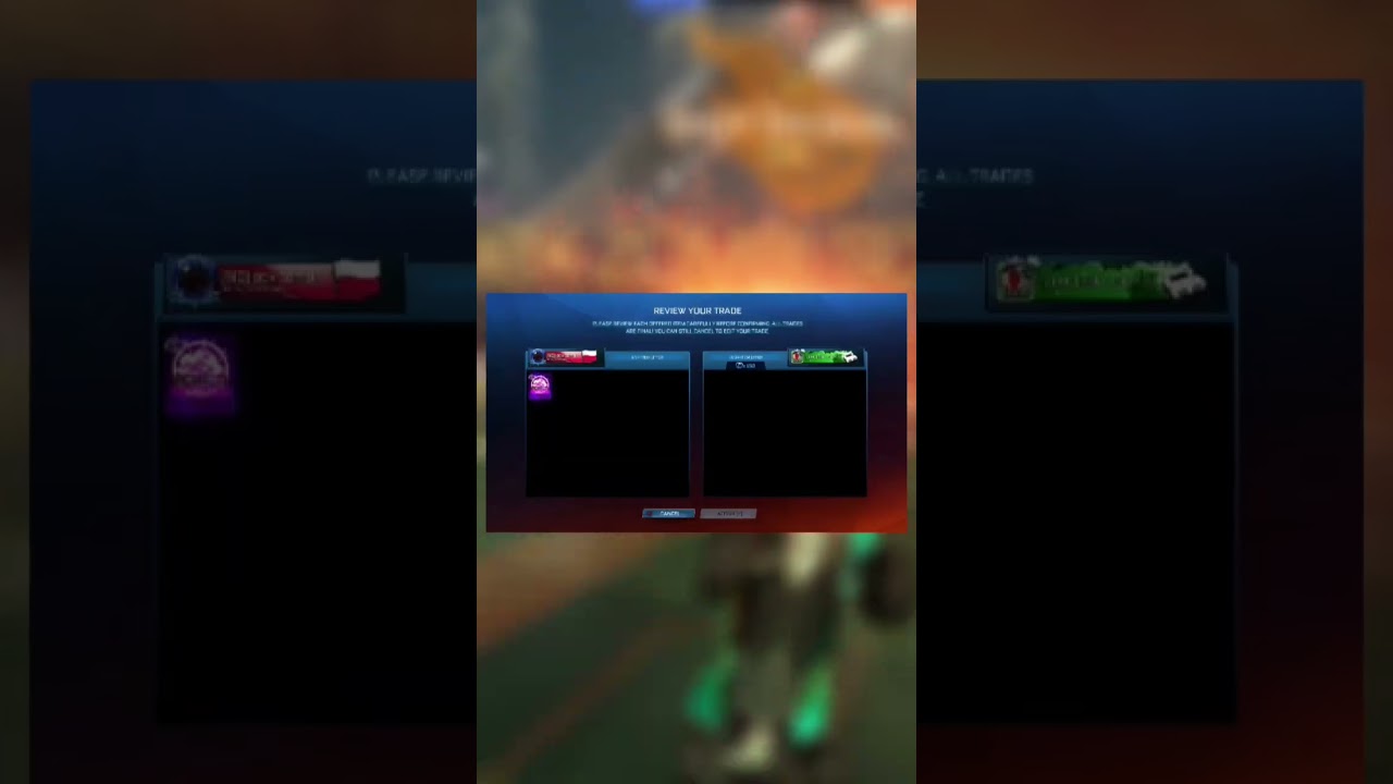 NOTHING TO TITANIUM WHITE FENNEC - ROCKET LEAGUE TRADING 