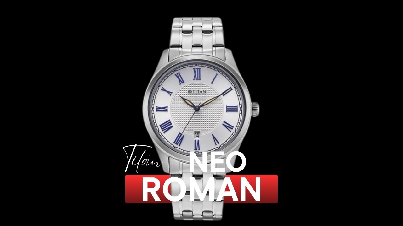 Titan latest Roman watch for men - YouTube