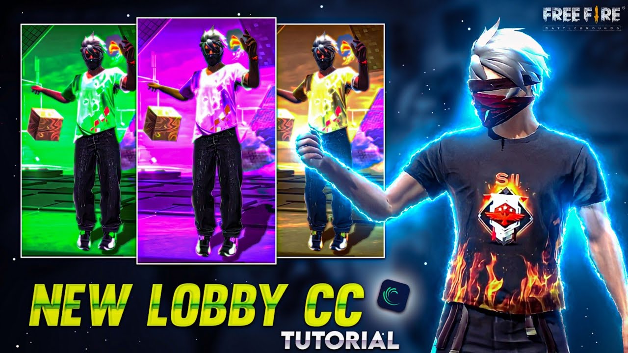 FREE FIRE NEW LOBBY CC TUTORIAL ALIGHTMOTION 🔥||TOP 5 LOBBY CC XML ||