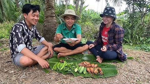 Nguyễn lộc | làm món tôm luộc trong trái dừa siêu ngon