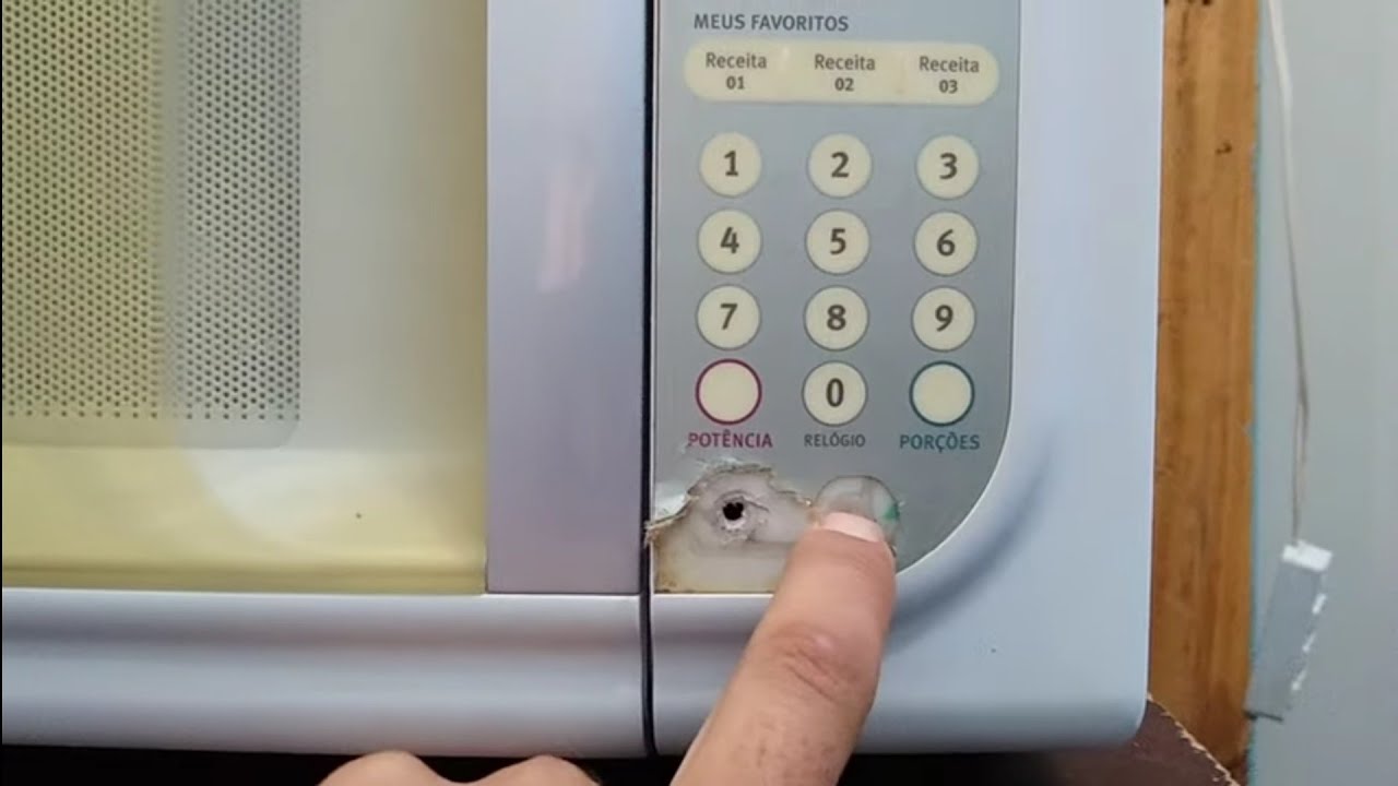 microondas Electrolux, botão de ligar estragado.. veja como consertar....