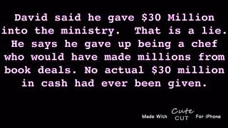 David E Taylor Begging for Money and Lying Profile