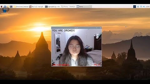 Raspberry Pi Driver Drowsiness/Distraction Detection