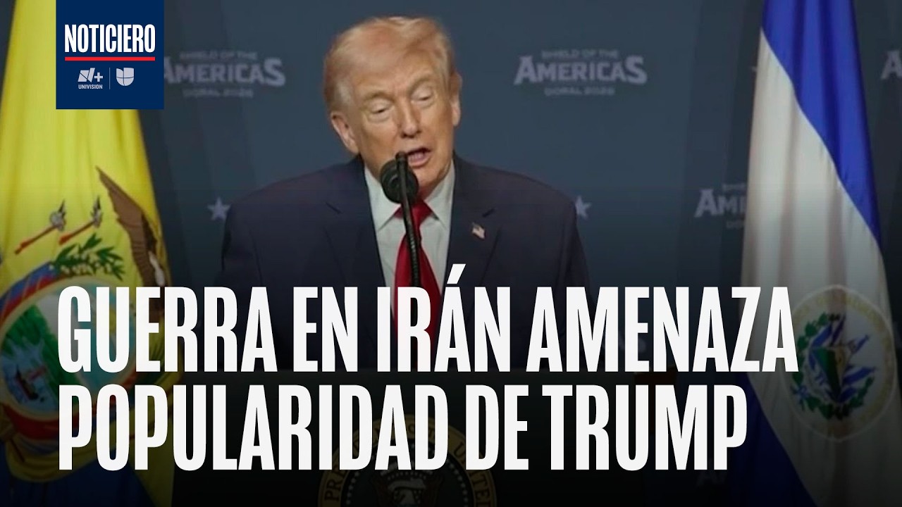 El rechazo a la guerra con Irán amenaza la popularidad de Trump ante las elecciones de medio término