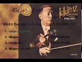 Handel Violin Sonata No.13(Jascha Heifetz 1950)