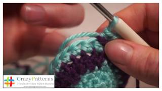 Häkelanleitung: Kennzeichnung des Rundenanfangs ✄ CrazyPatterns