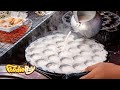 Amazing Skills Of Making Korean Bread and Various Topping Thai Coconut Pancake