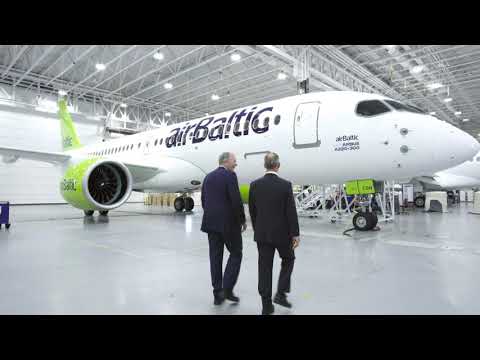 airBaltic Visits Airbus
