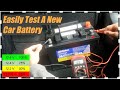How To Test A New Car Battery 🔋🔋🔋 With Multimeter FAST