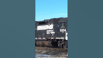 Cool GP38-2 Highhood Engine With Cool Horn Goes Over The Railroad Crossing