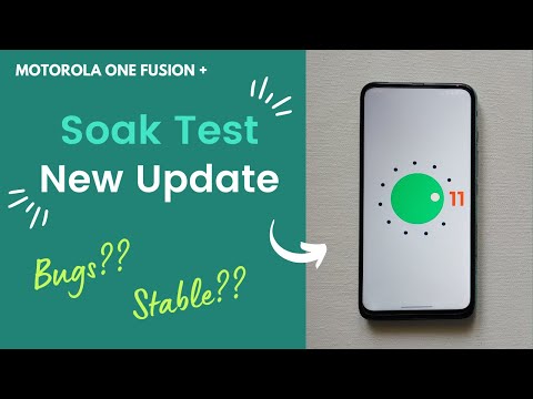 Android 11 Soak Test New 2nd Latest Update Overview Of Moto One Fusion Plus