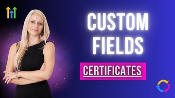 Add Contact Custom Fields in Certificates on Gohighlevel #ghl #gohighlevelsaas #gohighlevelreviews