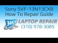 Sony Vaio Flip Touch Bezel Removal and Replacement - By 365