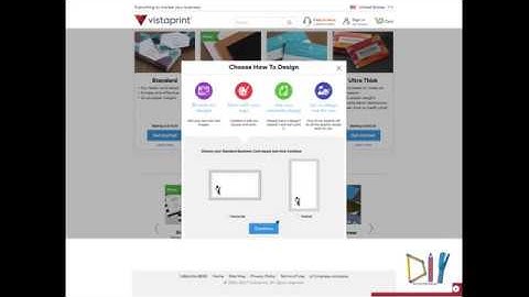 How To Make Business Cards with Vistaprint Free & Quick! | Talk-through Video