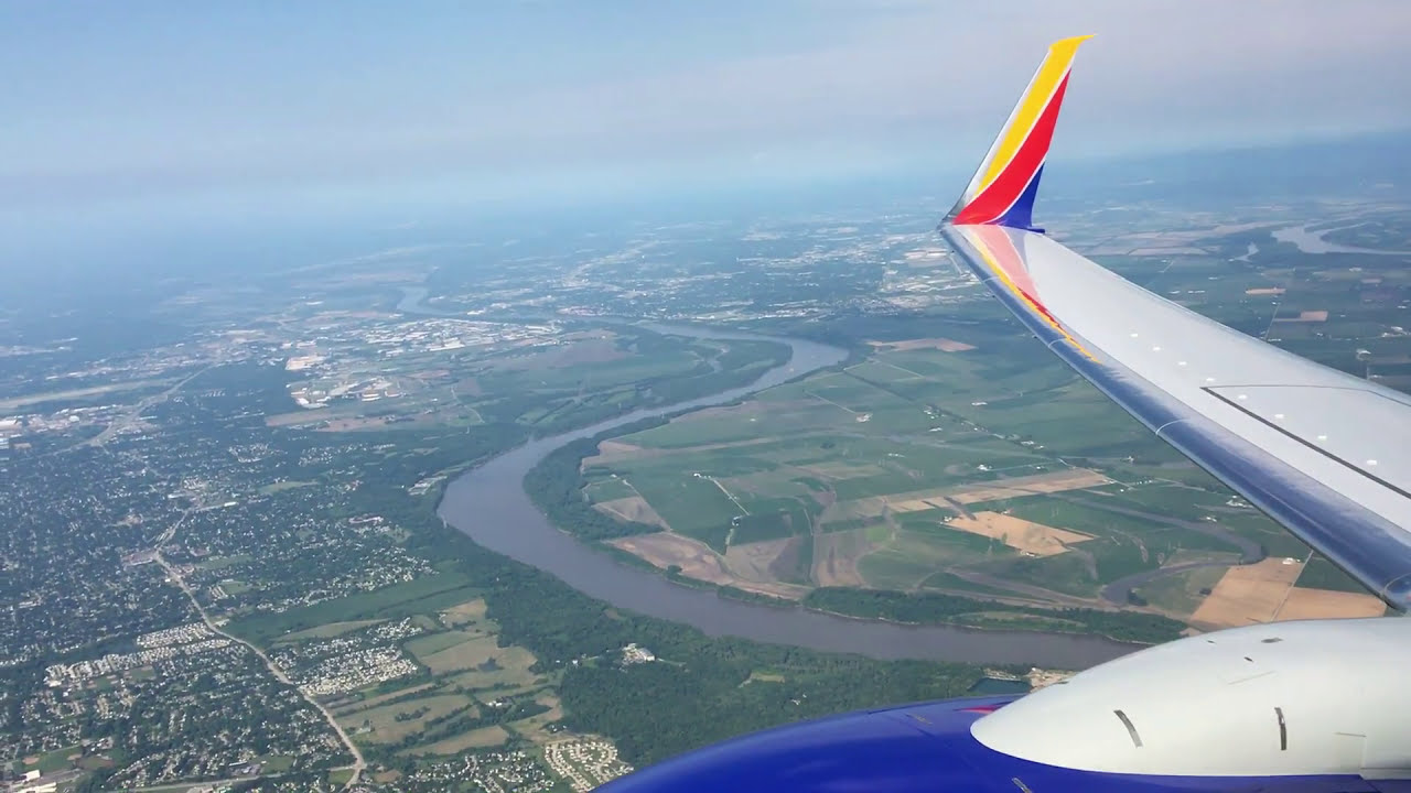 Southwest Flight from St. Louis to Raleigh Durham - YouTube