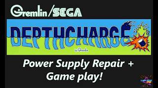 1977 Sega/Gremlin Depthcharge Power Supply Repair! 9-11-26
