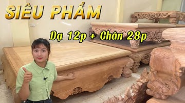 Sập gỗ | Sập Gụ Đẹp | Báo Giá Sập Trơn Gỗ Gụ Lào | Giá Rẻ #sapgo #sapgu #sapgudep #sapguhuonghuong