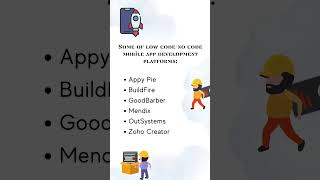 Low Codeno Code Mobile App Development Platforms