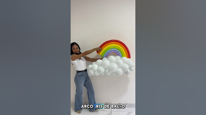 Arco-íris de balão fácil #decorador #diy #decora #festainfantil #arcoíris #balaosemfogo #dicas