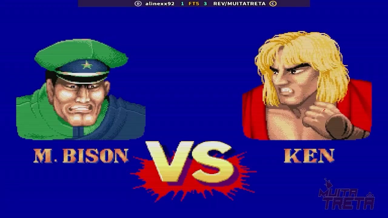 RYU / KEN X BISON Street Fighter 2