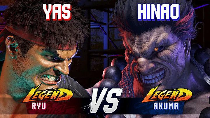 SF6 ▰ YAS (Ryu) vs HINAO (Akuma) ▰ High Level Gameplay