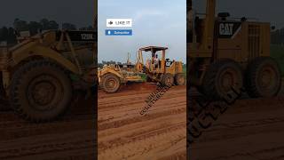 CAT 120K2 Motor Grader Road Construction Work youtubeshortsshortfeedviral