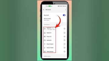 How to change the name of Bluetooth device/How to change the name of earphone #shorts #smartphone