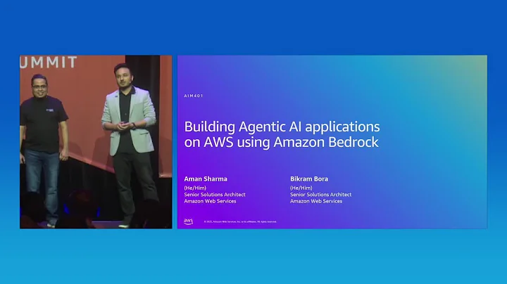 AWS Summit Sydney 2025: Building Agentic AI applications on AWS