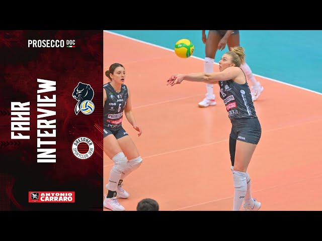 Sarah Fahr after the win | Antonio Carraro Prosecco DOC Conegliano – Dresdner SC 3-0