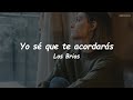 Los Bríos - Yo sé que te acordarás (LETRA)