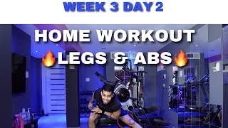 Home workout - Legs & Abs