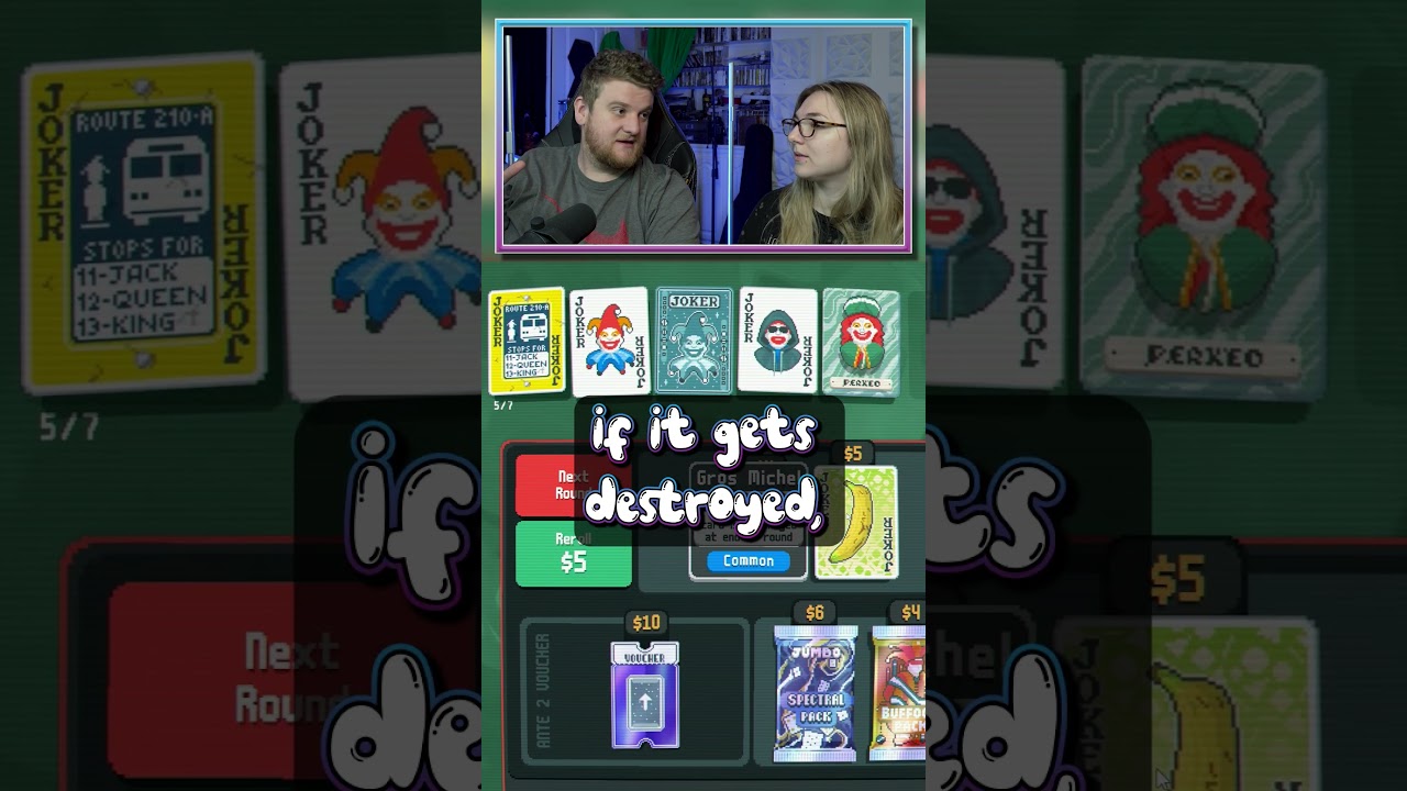 Gros Michel is Insane in 5 Card Draw #balatro #tips #joker