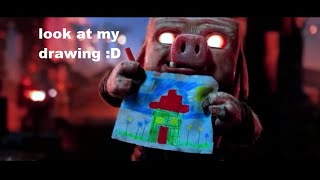 A Minecraft Movie - Baby Piglin Death scene