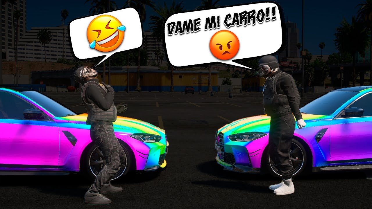 ROBE CARROS A OTROS JUGADORES Y ESTA FUE SU REACCION!! GTA ONLINE